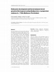 Research paper thumbnail of Embryonic development and larval and post-larval growth of the tropical scallop Nodipecten (= Lyropecten) nodosus (L. 1758) (Mollusca: Pectinidae)