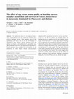 Research paper thumbnail of The effect of egg versus seston quality on hatching success, naupliar metabolism and survival of Calanus finmarchicus in mesocosms dominated by Phaeocystis and diatoms