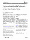 Research paper thumbnail of Three novel presenilin 1 mutations marking the wide spectrum of age at onset and clinical patterns in familial Alzheimer's disease