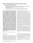 Research paper thumbnail of Effect of trifluoromethyl ketone-based elastase inhibitors on neutrophil function in vitro