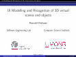 Research paper thumbnail of UI Modelling and Recognition of 3D virtual scenes and objects