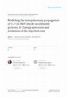 Research paper thumbnail of Modeling the interplanetary propagation of 0.1–20 MeV shock-accelerated protons. I: Effects of the adiabatic deceleration and solar wind convection