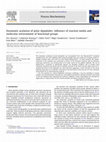 Research paper thumbnail of Enzymatic acylation of polar dipeptides: Influence of reaction media and molecular environment of functional groups