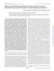 Research paper thumbnail of Nitric Oxide Inhibition of Adenylyl Cyclase Type 6 Activity Is Dependent upon Lipid Rafts and Caveolin Signaling Complexes