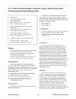 Research paper thumbnail of II.I.3 Solar-Thermal Hydrogen Production Using a Metal-Oxide Based Thermochemical Water Splitting Cycle