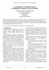 Research paper thumbnail of Cryptography as a paradigm proposal for building the computer science knowledge