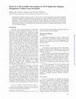 Research paper thumbnail of Removal of Microsatellite Interruptions by DNA Replication Slippage: Phylogenetic Evidence from Drosophila