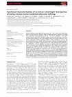 Research paper thumbnail of Functional characterisation of an intron retaining K(+) transporter of barley reveals intron-mediated alternate splicing