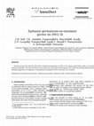 Research paper thumbnail of Epitaxial germanium-on-insulator grown on (001) Si