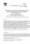 Research paper thumbnail of Role of nitric oxide on the replication of viral haemorrhagic septicemia virus (VHSV), a fish rhabdovirus