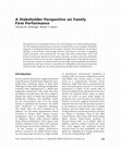 Research paper thumbnail of A Stakeholder Perspective on Family Firm Performance