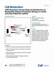 Research paper thumbnail of LRP5 Regulates Human Body Fat Distribution by Modulating Adipose Progenitor Biology in a Dose- and Depot-Specific Fashion