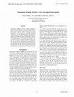 Research paper thumbnail of Simulating Sleeping Sickness: a two host agent-based model