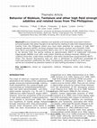 Research paper thumbnail of Behavior of Niobium, Tantalum and other high field strength elements in adakites and related lavas from The Philippines