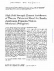 Research paper thumbnail of High Field Strength Element Enrichment of Pliocene—Pleistocene Island Arc Basalts, Zamboanga Peninsula, Western Mindanao (Philippines)