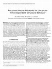 Research paper thumbnail of Recurrent Neural Networks for Uncertain Time-Dependent Structural Behavior