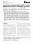 Research paper thumbnail of Chemical Characterization and Antioxidant Activity of Amazonian (Ecuador) Caryodendron orinocense Karst. and Bactris gasipaes Kunth Seed Oils