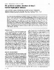 Research paper thumbnail of The predicted secondary structures of class I fructose-bisphosphate aldolases