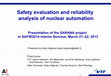 Research paper thumbnail of Safety evaluation and reliability analysis of nuclear automation