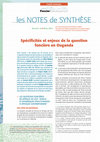 Research paper thumbnail of Spécificités et enjeux de la question foncière en Ouganda