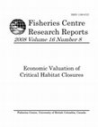 Research paper thumbnail of Economic valuation of critical habitat closures