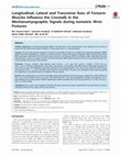 Research paper thumbnail of Longitudinal, lateral and transverse axes of forearm muscles influence the crosstalk in the mechanomyographic signals during isometric wrist postures