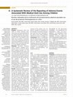 Research paper thumbnail of A Systematic Review of the Reporting of Adverse Events Associated With Medical Herb Use Among Children