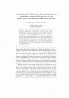 Research paper thumbnail of Cross-Domain Collaborative Recommendation in a Cold-Start Context: The Impact of User Profile Size on the Quality of Recommendation