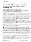 Research paper thumbnail of Sympathetic and Renin-Angiotensin Systems Contribute to Increased Blood Pressure in Sucrose-Fed Rats