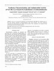 Research paper thumbnail of Synthesis, Characterization and Antimicrobial Activity of Some Transition Metal Complexes (Mn, Co, Zn, Ni) With L-Proline and Kojic Acid