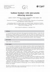 Research paper thumbnail of Sodium fusidate with simvastatin silencing muscles