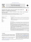 Research paper thumbnail of Quantitative EEG analysis using error reduction ratio-causality test; validation on simulated and real EEG data