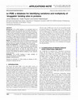 Research paper thumbnail of sc-PDB: a database for identifying variations and multiplicity of 'druggable' binding sites in proteins