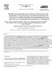 Research paper thumbnail of Parallel and perpendicular stacking of ferrocene rings