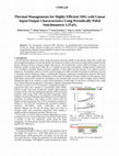 Research paper thumbnail of Thermal Managements for Highly Efficient SHG with Linear Input/Output Characteristics Using Periodically Poled Stoichiometric LiTaO<inf>3</inf>