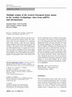 Research paper thumbnail of Multiple origins of the western European house mouse in the Aeolian Archipelago: clues from mtDNA and chromosomes