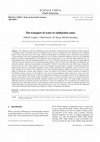 Research paper thumbnail of The transport of water in subduction zones