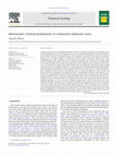 Research paper thumbnail of Metamorphic chemical geodynamics in continental subduction zones