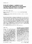 Research paper thumbnail of Living with epilepsy: a qualitative study investigating the experiences of young people attending outpatients clinics in Leicester