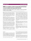 Research paper thumbnail of HMGB1 as a predictor of infarct transmurality and functional recovery in patients with myocardial infarction