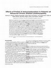 Research paper thumbnail of Effects of protein A immunoadsorption in patients with chronic dilated cardiomyopathy