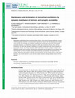 Research paper thumbnail of Maintenance and termination of neocortical oscillations by dynamic modulation of intrinsic and synaptic excitability