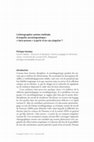 Research paper thumbnail of L'ethnographie comme méthode d'enquête sociolinguistique : « faire preuve » à partir d'un cas singulier