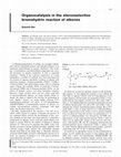 Research paper thumbnail of ChemInform Abstract: Organocatalysis in the Stereoselective Bromohydrin Reaction of Alkenes