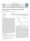 Research paper thumbnail of Asymmetric synthesis of a dopamine D1 agonist, dihydrexidine from d-serine