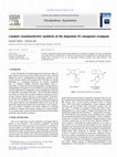 Research paper thumbnail of Catalytic enantioselective synthesis of the dopamine D1 antagonist ecopipam