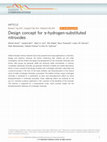 Research paper thumbnail of Design concept for α-hydrogen-substituted nitroxides