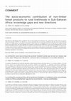 Research paper thumbnail of The socio-economic contribution of non-timber forest products to rural livelihoods in Sub-Saharan Africa: knowledge gaps and new directions