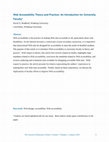 Research paper thumbnail of Web Accessibility Theory and Practice: An Introduction for University Faculty