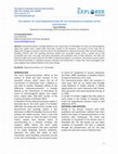 Research paper thumbnail of THE IMPACT OF TELECOMMUNICATION ON THE HOUSEHOLD ECONOMY AFTER EARTHQUAKE